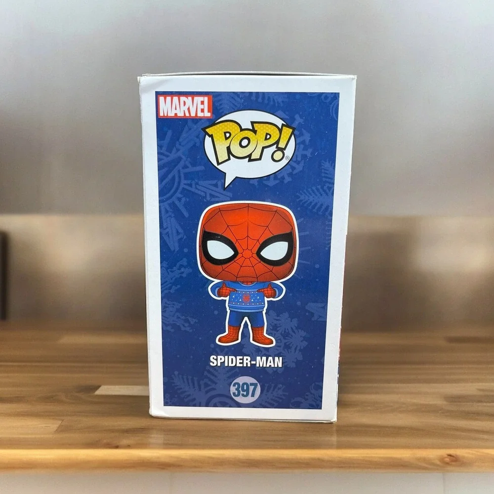 Lot Of 2 Funko Pop! Marvel Spider-Man Vinyl Figures #397 & #470 Bobble Heads‎